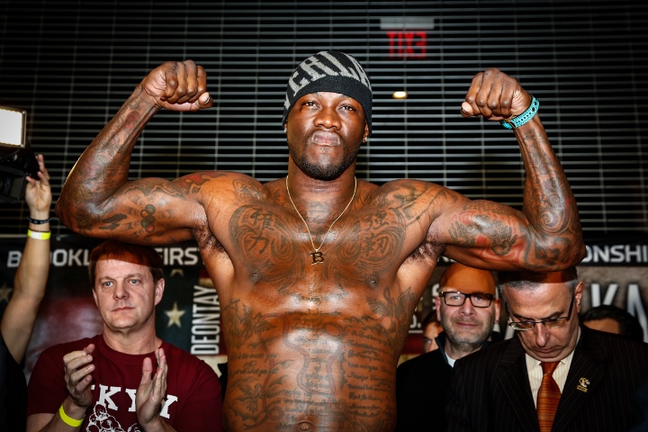 DEONTAY WILDER-WEIGH IN4