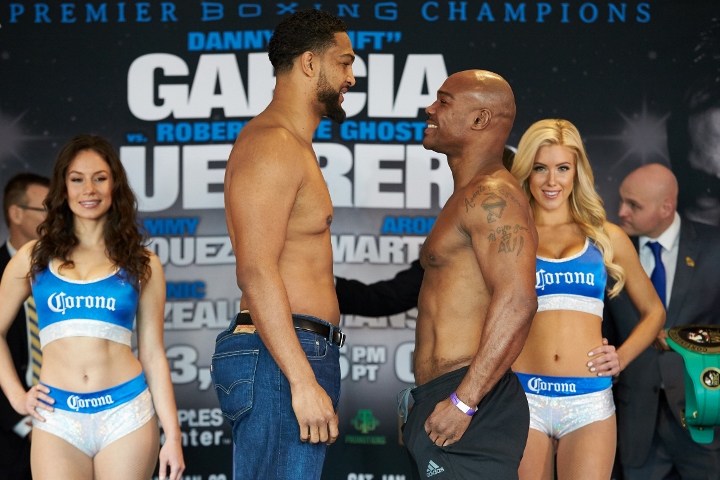 Staples Centre, PBC, Weigh Ins