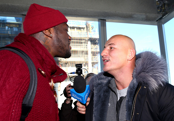 Deontay Wilder & Artur Szpilka Pose Atop Four World Trade Center