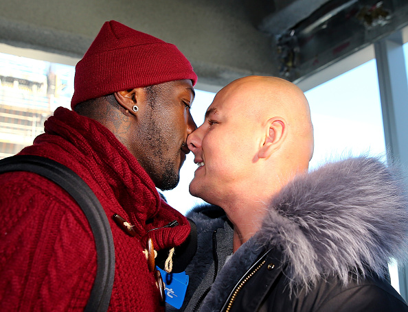 Deontay Wilder & Artur Szpilka Pose Atop Four World Trade Center